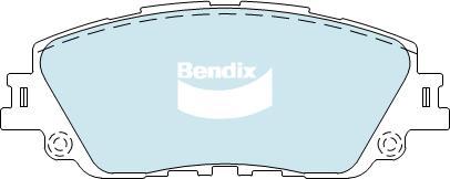 Bendix-AU DB2449GCT - Тормозные колодки, дисковые, комплект autosila-amz.com