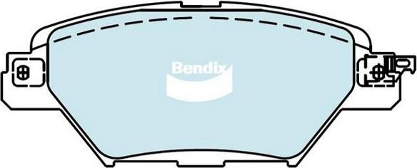 Bendix-AU DB2485 4WD - Тормозные колодки, дисковые, комплект autosila-amz.com