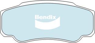 Bendix-AU DB2046 HD - Тормозные колодки, дисковые, комплект autosila-amz.com