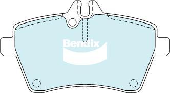 Bendix-AU DB2019 HD - Тормозные колодки, дисковые, комплект autosila-amz.com