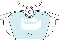 Bendix-AU DB2010 EURO+ - Тормозные колодки, дисковые, комплект autosila-amz.com