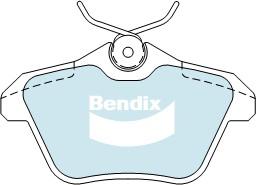 Bendix-AU DB2038 HD - Тормозные колодки, дисковые, комплект autosila-amz.com
