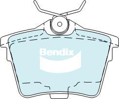 Bendix-AU DB2033 EURO+ - Тормозные колодки, дисковые, комплект autosila-amz.com