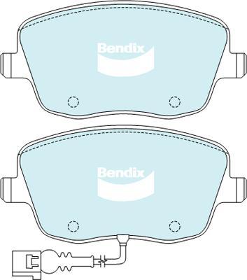 Bendix-AU DB2032 EURO+ - Тормозные колодки, дисковые, комплект autosila-amz.com