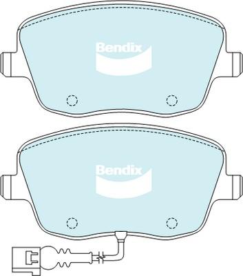 Bendix-AU DB2032 HD - Тормозные колодки, дисковые, комплект autosila-amz.com