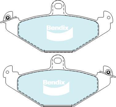 Bendix-AU DB2028 HD - Тормозные колодки, дисковые, комплект autosila-amz.com