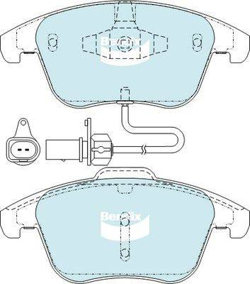 Bendix-AU DB2184 HD - Тормозные колодки, дисковые, комплект autosila-amz.com