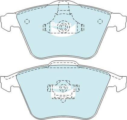 Bendix-AU DB2176 ULT - Тормозные колодки, дисковые, комплект autosila-amz.com