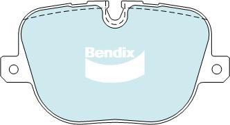 Bendix-AU DB2207 HD - Тормозные колодки, дисковые, комплект autosila-amz.com