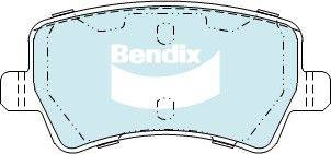 Bendix-AU DB2234 HD - Тормозные колодки, дисковые, комплект autosila-amz.com