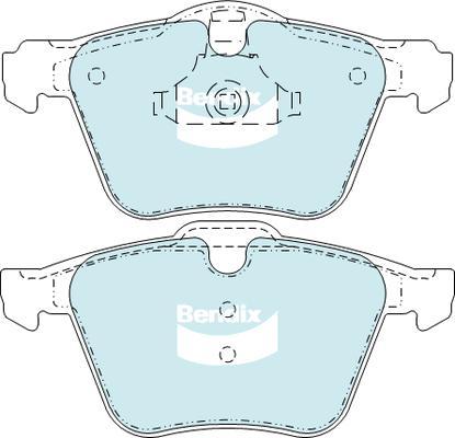 Bendix-AU DB2236 HD - Тормозные колодки, дисковые, комплект autosila-amz.com