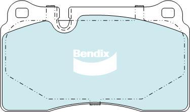 Bendix-AU DB2228 HD - Тормозные колодки, дисковые, комплект autosila-amz.com