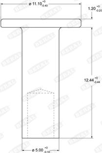 Beral 92033 - Заклепка, накладки барабанного тормоза autosila-amz.com