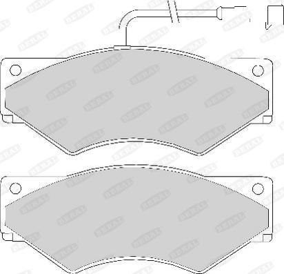 Beral 2910720004134753 - Тормозные колодки, дисковые, комплект autosila-amz.com