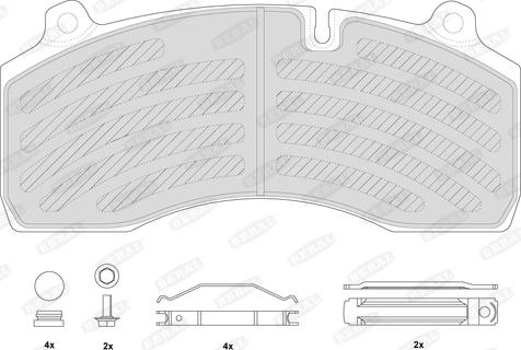 Beral 2918130004145814 - Тормозные колодки, дисковые, комплект autosila-amz.com