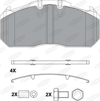 Beral 2913130004145674 - Тормозные колодки, дисковые, комплект autosila-amz.com