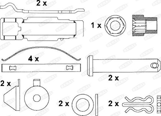 Beral 2917130004145694 - Тормозные колодки, дисковые, комплект autosila-amz.com