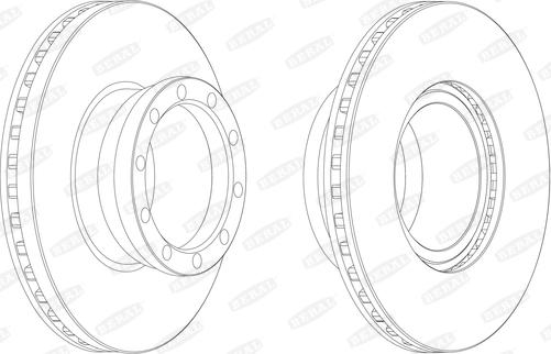 Beral BCR146A - Тормозной диск autosila-amz.com