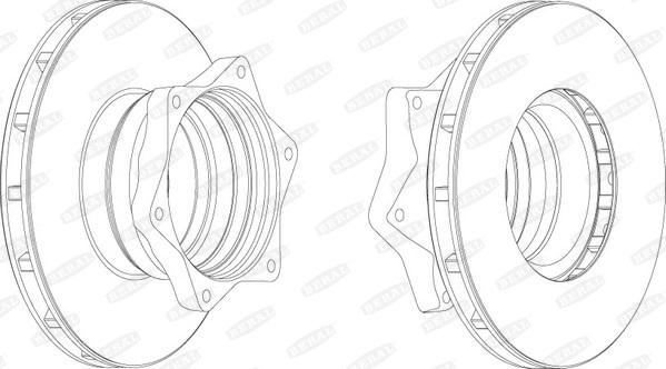 Beral BCR164A - Тормозной диск autosila-amz.com