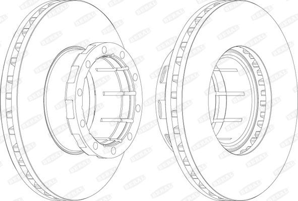 Beral BCR114A - Тормозной диск autosila-amz.com