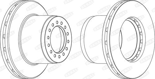 Beral BCR189A - Тормозной диск autosila-amz.com