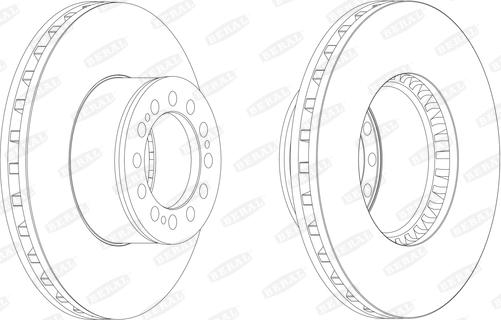 Beral BCR181A - Тормозной диск autosila-amz.com