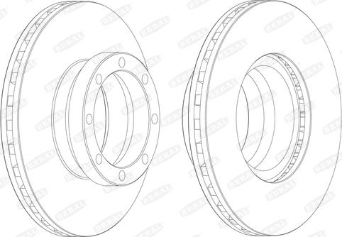 Beral BCR131A - Тормозной диск autosila-amz.com