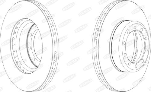 Beral BCR126A - Тормозной диск autosila-amz.com