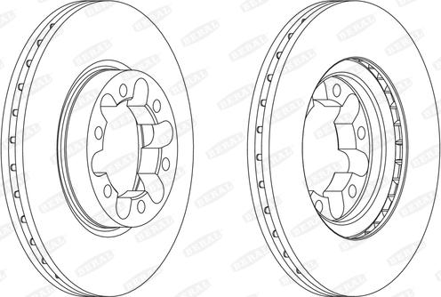 Beral BCR303A - Тормозной диск autosila-amz.com