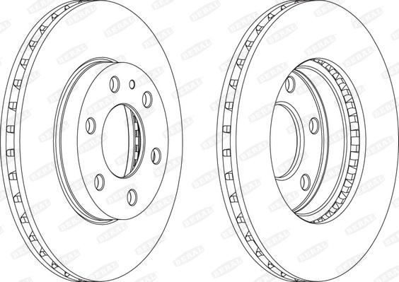 Beral BCR314A - Тормозной диск autosila-amz.com