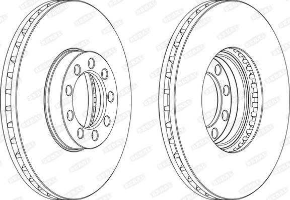 Beral BCR329A - Тормозной диск autosila-amz.com