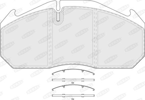 Comline ADB1407 - Тормозные колодки, дисковые, комплект autosila-amz.com