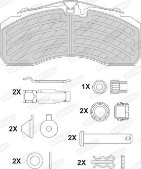 GRAU 1913319010 - Тормозные колодки, дисковые, комплект autosila-amz.com