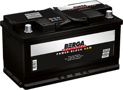 BERGA 5959010857502 - Стартерная аккумуляторная батарея, АКБ autosila-amz.com