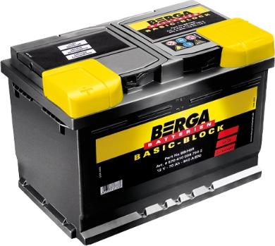 BERGA 5741040687902 - Стартерная аккумуляторная батарея, АКБ autosila-amz.com