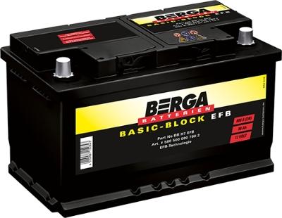 BERGA 5805000807902 - Стартерная аккумуляторная батарея, АКБ autosila-amz.com