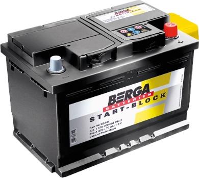 BERGA 5684030577642 - Стартерная аккумуляторная батарея, АКБ autosila-amz.com