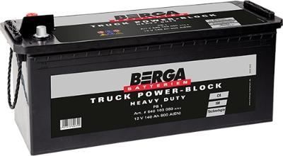 BERGA 640103080A792 - Стартерная аккумуляторная батарея, АКБ autosila-amz.com