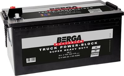 BERGA 725103115A792 - Стартерная аккумуляторная батарея, АКБ autosila-amz.com