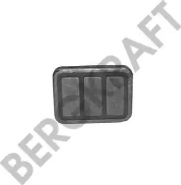 BergKraft BK2928121SP - Накладка на педаль, педаль сцепления autosila-amz.com