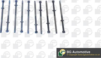 BGA BK0181 - Комплект болтов головки цилиндра autosila-amz.com