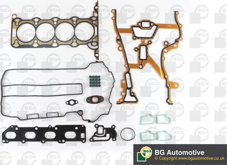 BGA HK0758 - Комплект прокладок, головка цилиндра autosila-amz.com