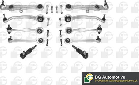 BGA KS0100 - Подвеска колеса, комплект autosila-amz.com