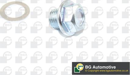 BGA PK2500 - Резьбовая пробка, масляный поддон autosila-amz.com