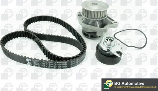 BGA TB9602CPK-1 - Водяной насос + комплект зубчатого ремня ГРМ autosila-amz.com