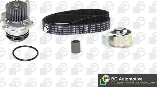 BGA TB0150CPK-1 - Водяной насос + комплект зубчатого ремня ГРМ autosila-amz.com