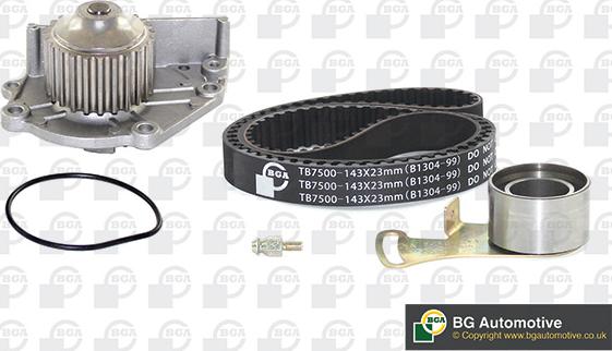BGA TB7500CPK - Водяной насос + комплект зубчатого ремня ГРМ autosila-amz.com
