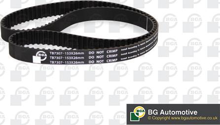 BGA TB7307 - Зубчатый ремень ГРМ autosila-amz.com