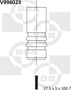 BGA V996023 - Выпускной клапан autosila-amz.com