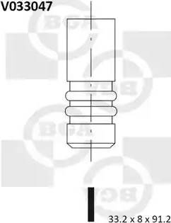 BGA V033047 - Выпускной клапан autosila-amz.com